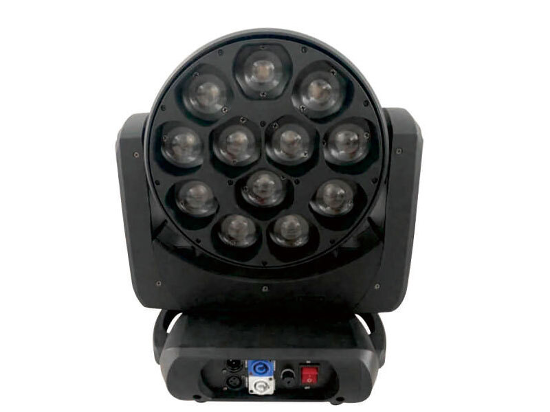 LED12颗点控调焦染色摇头灯